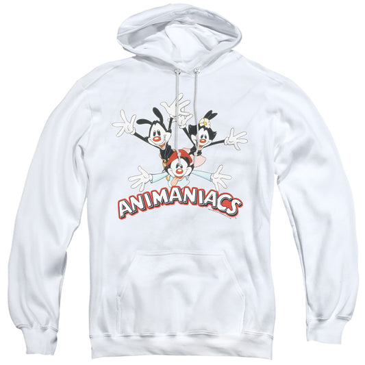 Animaniacs Animaniacs Trio Mens Hoodie White