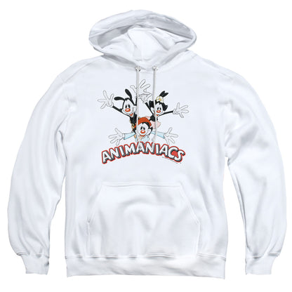 Animaniacs Animaniacs Trio Mens Hoodie White