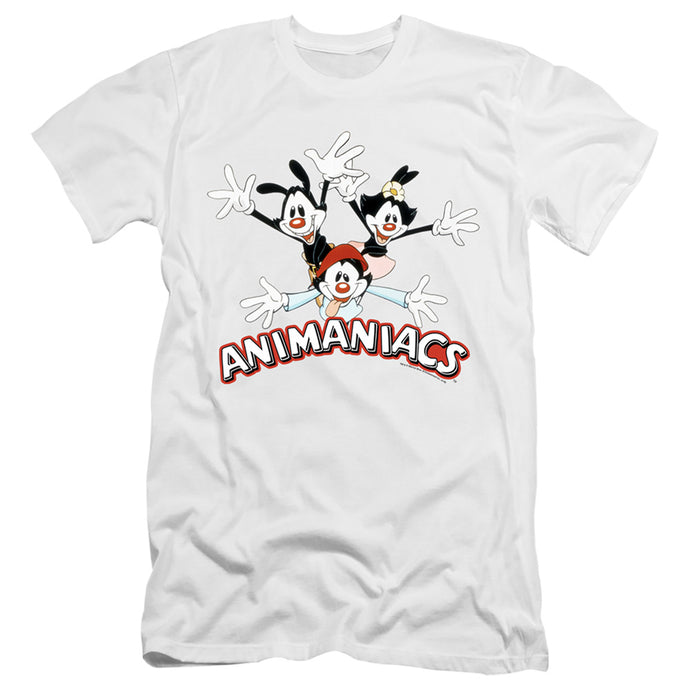 Animaniacs Animaniacs Trio Slim Fit Mens T Shirt White