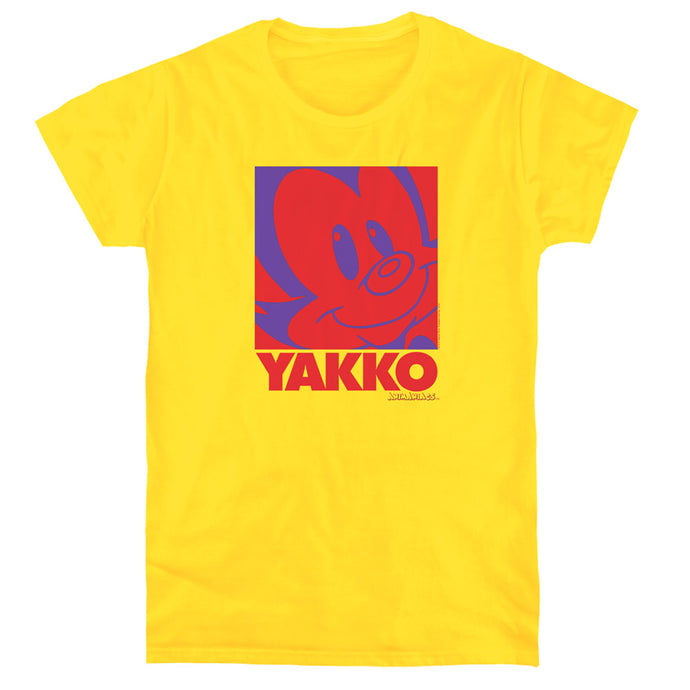 Animaniacs Pop Yakko Womens T Shirt Yellow