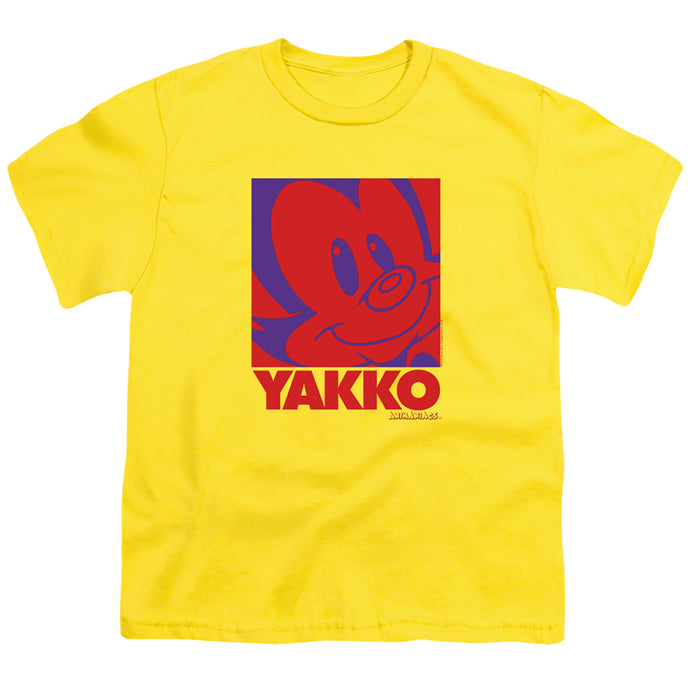 Animaniacs Pop Yakko Kids Youth T Shirt Yellow