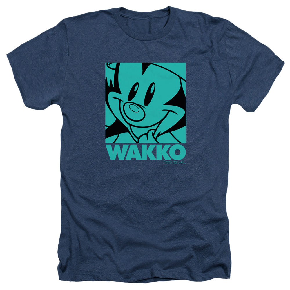 Animaniacs Pop Wakko Heather Mens T Shirt Navy Blue