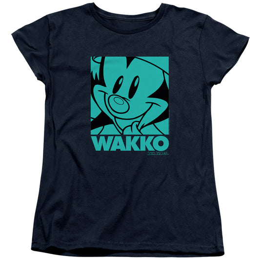 Animaniacs Pop Wakko Womens T Shirt Navy Blue