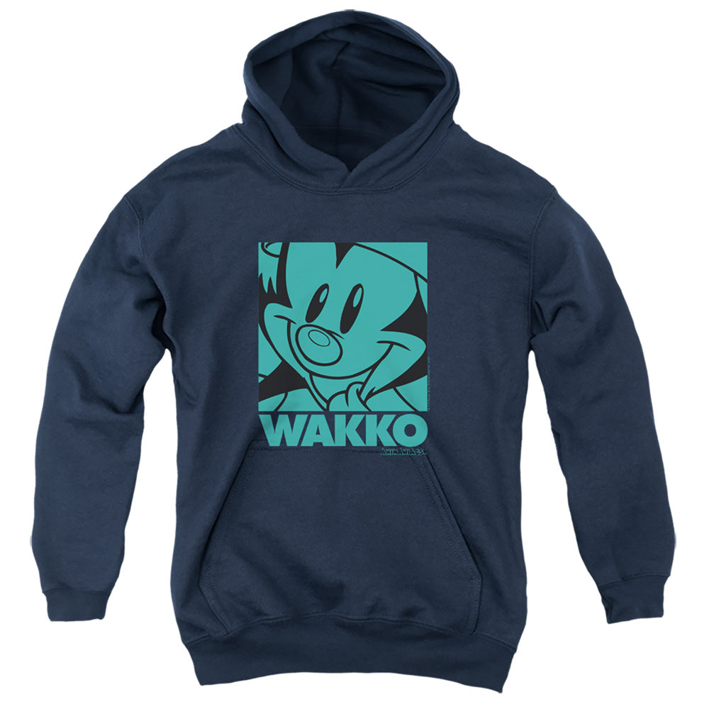 Animaniacs Pop Wakko Kids Youth Hoodie Navy Blue