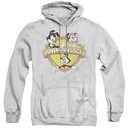 Animaniacs Shielded Animaniacs Mens Hoodie Athletic Heather