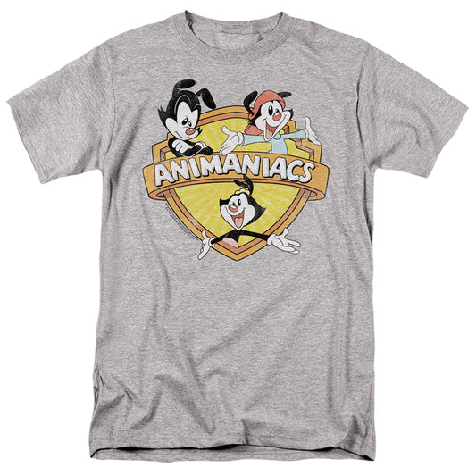 Animaniacs Shielded Animaniacs Mens T Shirt Athletic Heather