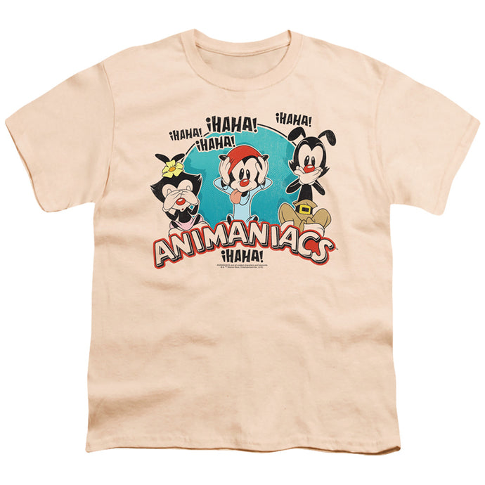 Animaniacs No Evil Kids Youth T Shirt Cream