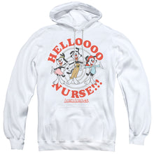 Load image into Gallery viewer, Animaniacs Hello Nurse Mens Hoodie White