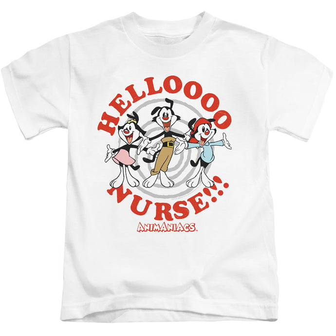 Animaniacs Hello Nurse Juvenile Kids Youth T Shirt White
