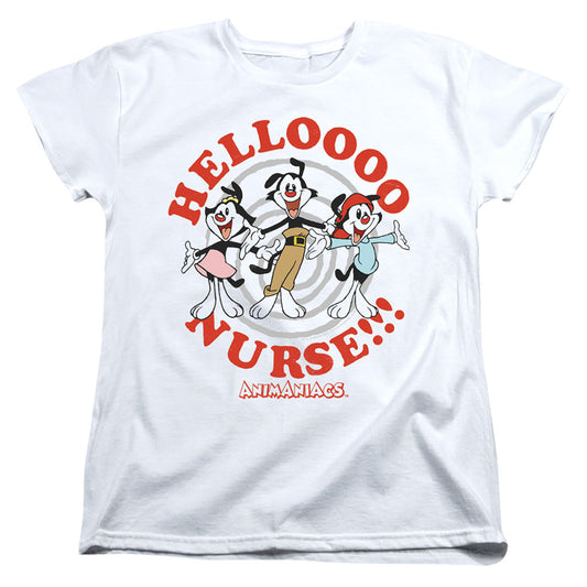 Animaniacs Hello Nurse Womens T Shirt White