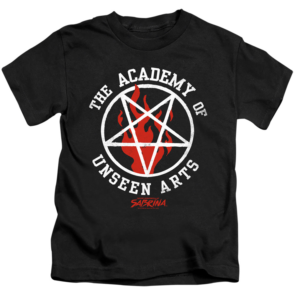 Chilling Adventures Of Sabrina Academy Of Unseen Arts Juvenile Kids Youth T Shirt Black