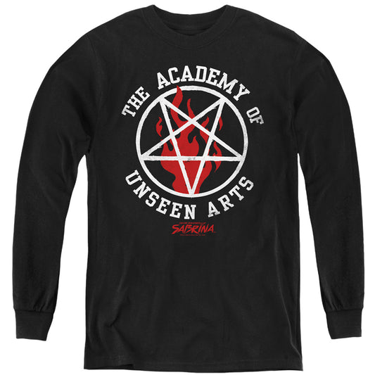 Chilling Adventures Of Sabrina Academy Of Unseen Arts Long Sleeve Kids Youth T Shirt Black