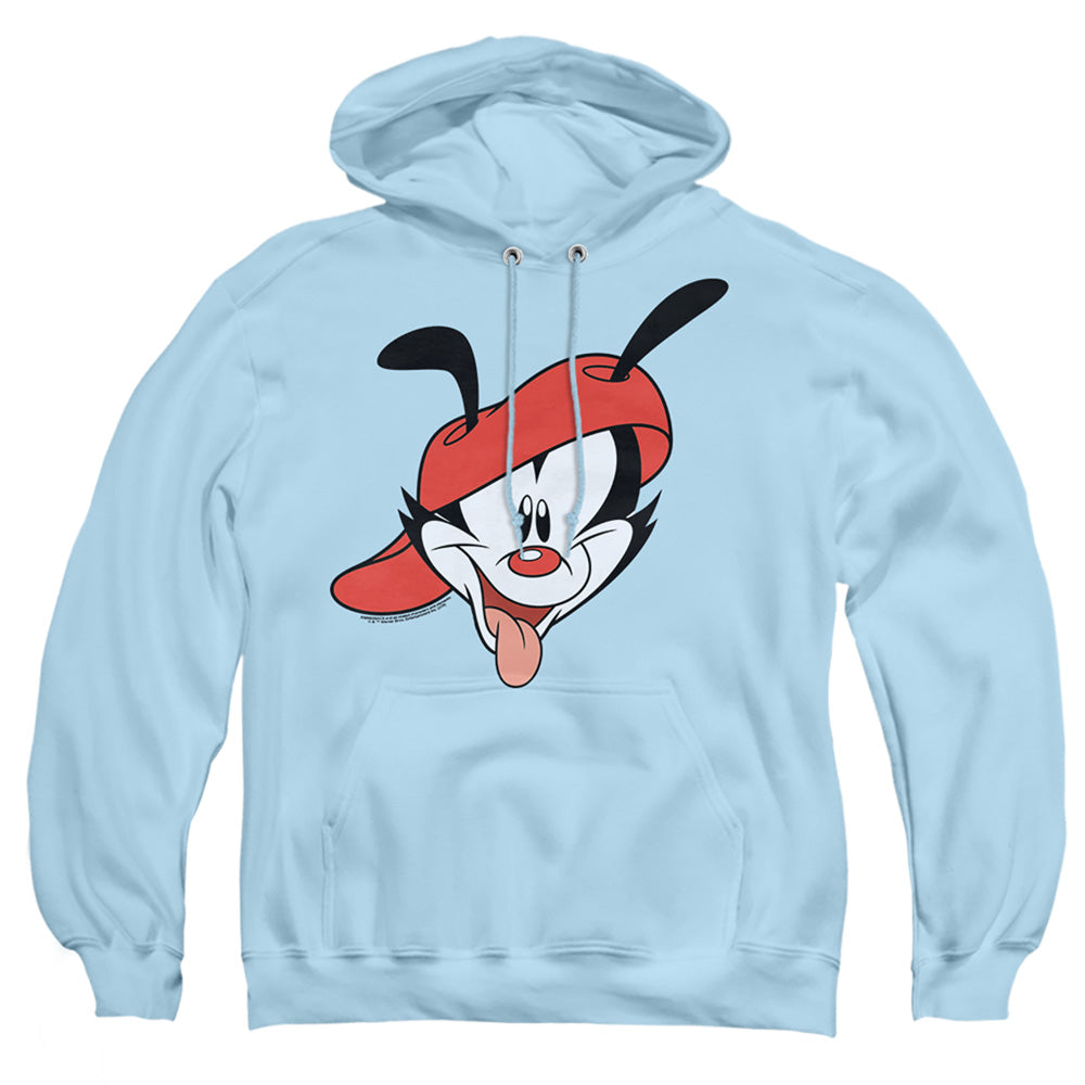 Animaniacs Wakko Head Mens Hoodie Light Blue