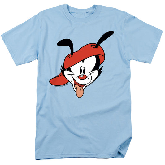 Animaniacs Wakko Head Mens T Shirt Light Blue