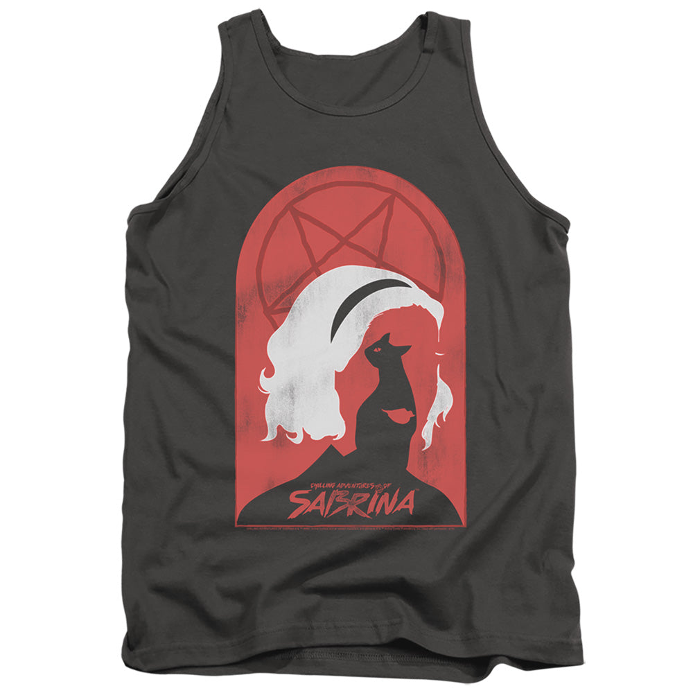 Chilling Adventures Of Sabrina Sabrina And Salem Mens Tank Top Shirt Charcoal