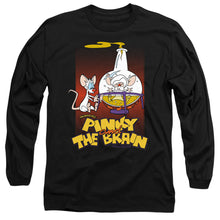 Load image into Gallery viewer, Pinky And The Brain Lab Flask Mens Long Sleeve Shirt Black