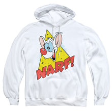 Load image into Gallery viewer, Pinky And The Brain Narf Mens Hoodie White