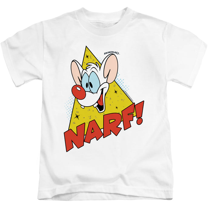 Pinky And The Brain Narf Juvenile Kids Youth T Shirt White