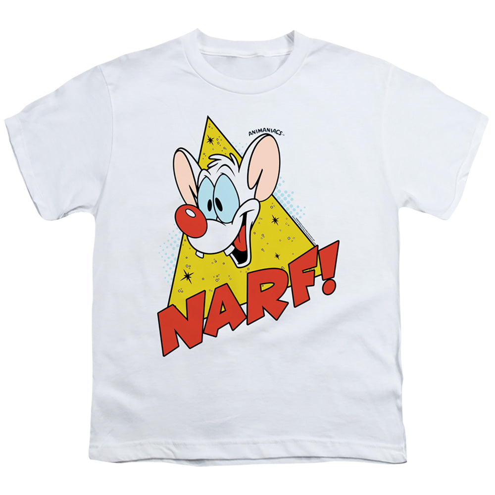 Pinky And The Brain Narf Kids Youth T Shirt White