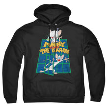 Load image into Gallery viewer, Pinky And The Brain Ol Standard Mens Hoodie Black