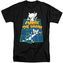 Load image into Gallery viewer, Pinky And The Brain Ol Standard Mens Tall T Shirt Black