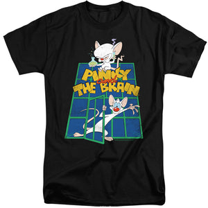 Pinky And The Brain Ol Standard Mens Tall T Shirt Black