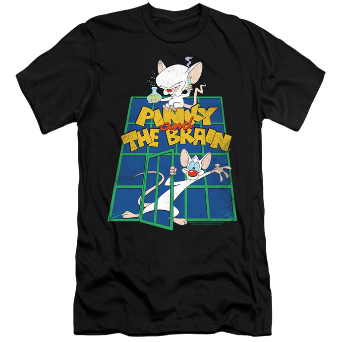 Pinky And The Brain Ol Standard Premium Bella Canvas Slim Fit Mens T Shirt Black