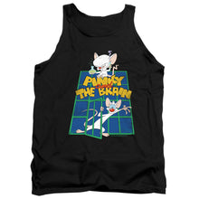 Load image into Gallery viewer, Pinky And The Brain Ol Standard Mens Tank Top Shirt Black