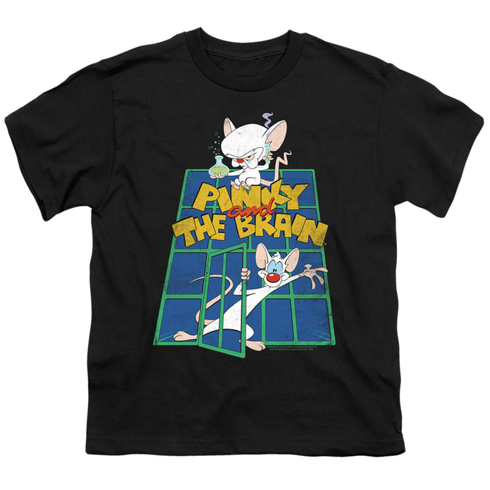 Pinky And The Brain Ol Standard Kids Youth T Shirt Black