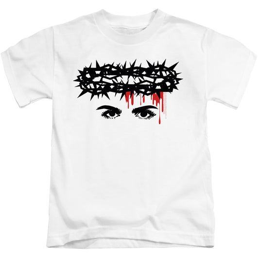 Chilling Adventures Of Sabrina Crown Of Thorns Juvenile Kids Youth T Shirt White