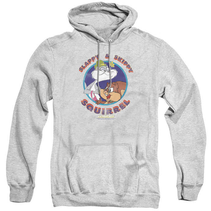 Animaniacs Slappy And Skippy Squirrel Mens Hoodie Athletic Heather