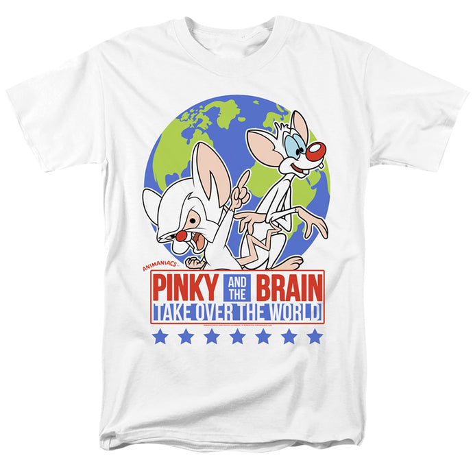 Pinky And The Brain Campaign Mens T Shirt White
