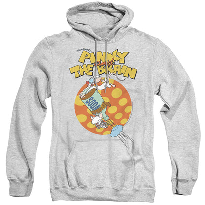 Pinky And The Brain Soda Mens Hoodie Athletic Heather