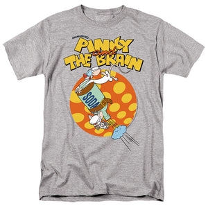 Pinky And The Brain Soda Mens T Shirt Athletic Heather