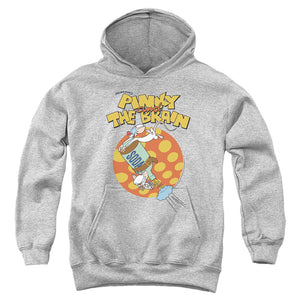 Pinky And The Brain Soda Kids Youth Hoodie Athletic Heather