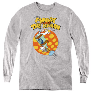 Pinky And The Brain Soda Youth Long Sleeve Athletic Heather