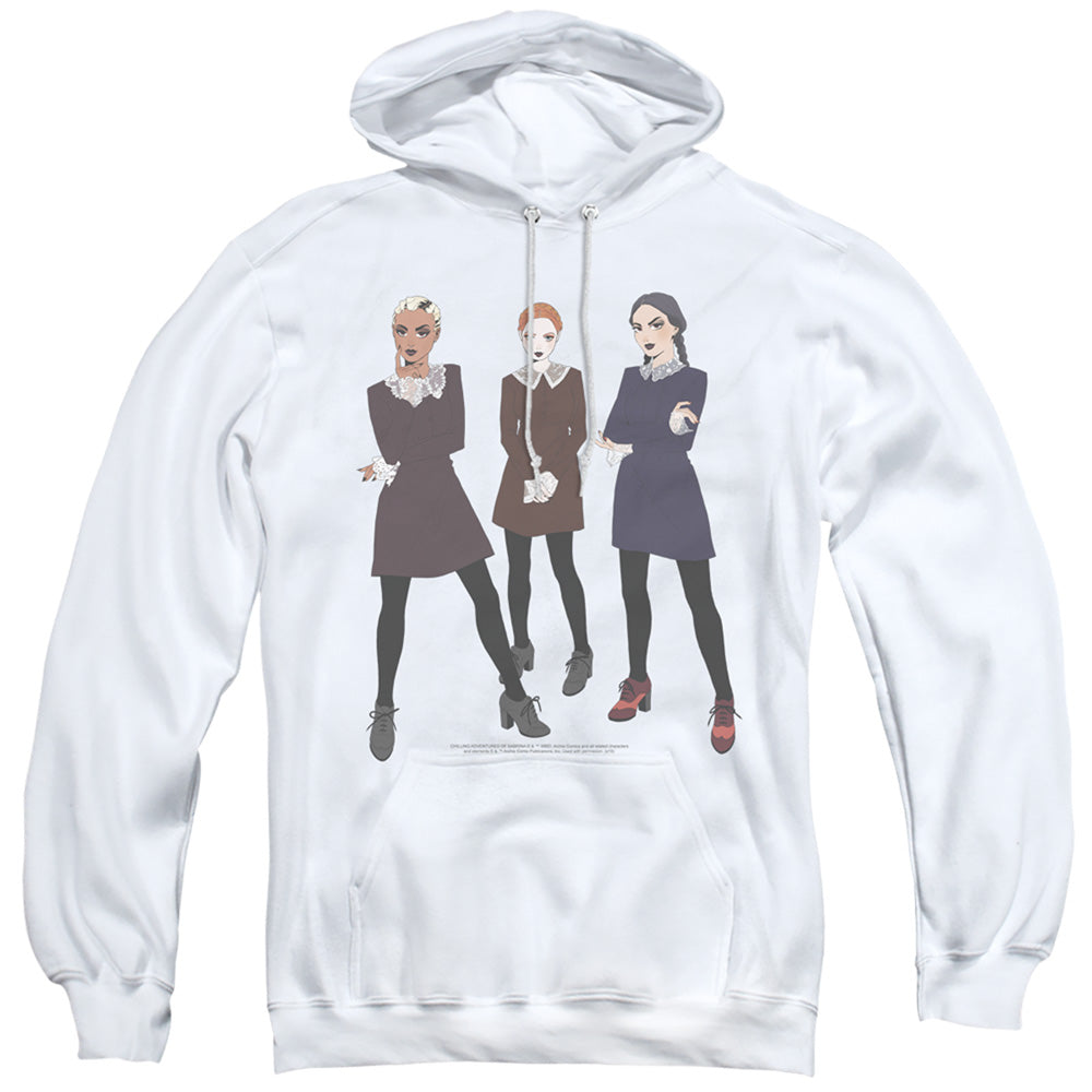 Chilling Adventures Of Sabrina Weird Mens Hoodie White