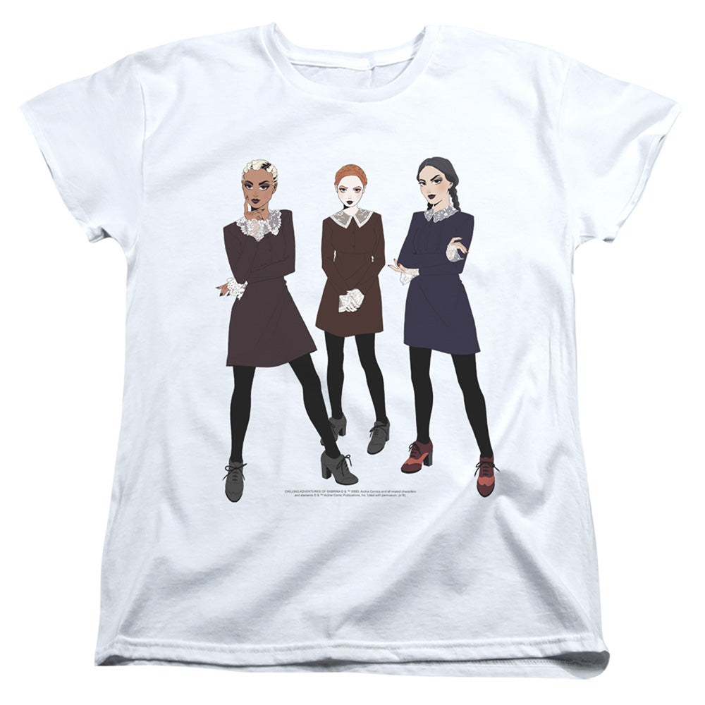 Chilling Adventures Of Sabrina Weird Womens T Shirt White