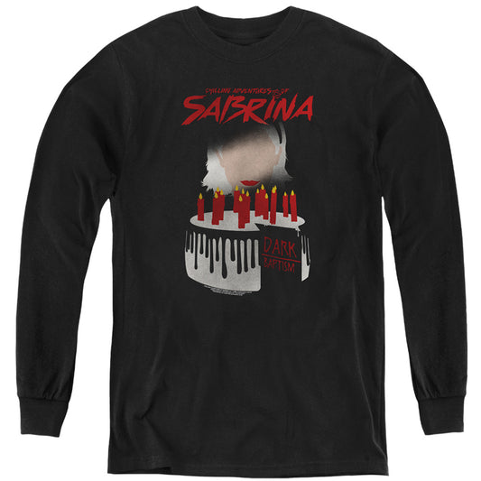 Chilling Adventures Of Sabrina Dark Bapti Long Sleeve Kids Youth T Shirt Black