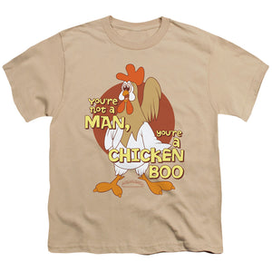 Animaniacs Chicken Boo Kids Youth T Shirt Sand