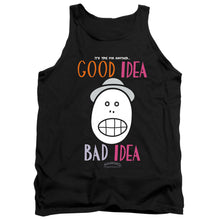 Load image into Gallery viewer, Animaniacs Good Idea Bad Idea Mens Tank Top Shirt Black