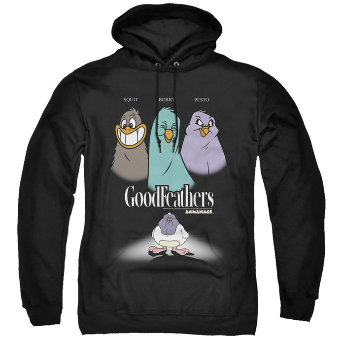 Animaniacs Goodfeathers Mens Hoodie Black