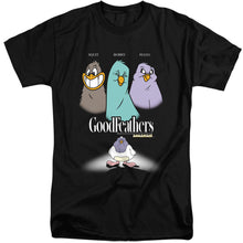 Load image into Gallery viewer, Animaniacs Goodfeathers Mens Tall T Shirt Black