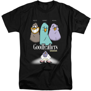 Animaniacs Goodfeathers Mens Tall T Shirt Black