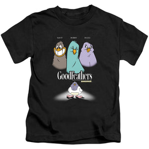 Animaniacs Goodfeathers Juvenile Kids Youth T Shirt Black