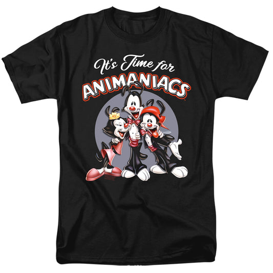 Animaniacs Its Time For Animaniacs Mens T Shirt Black