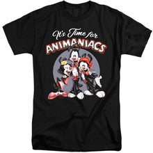 Load image into Gallery viewer, Animaniacs Its Time For Mens Tall T Shirt Black