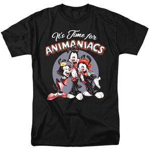 Animaniacs Its Time For Animaniacs Mens T Shirt Black