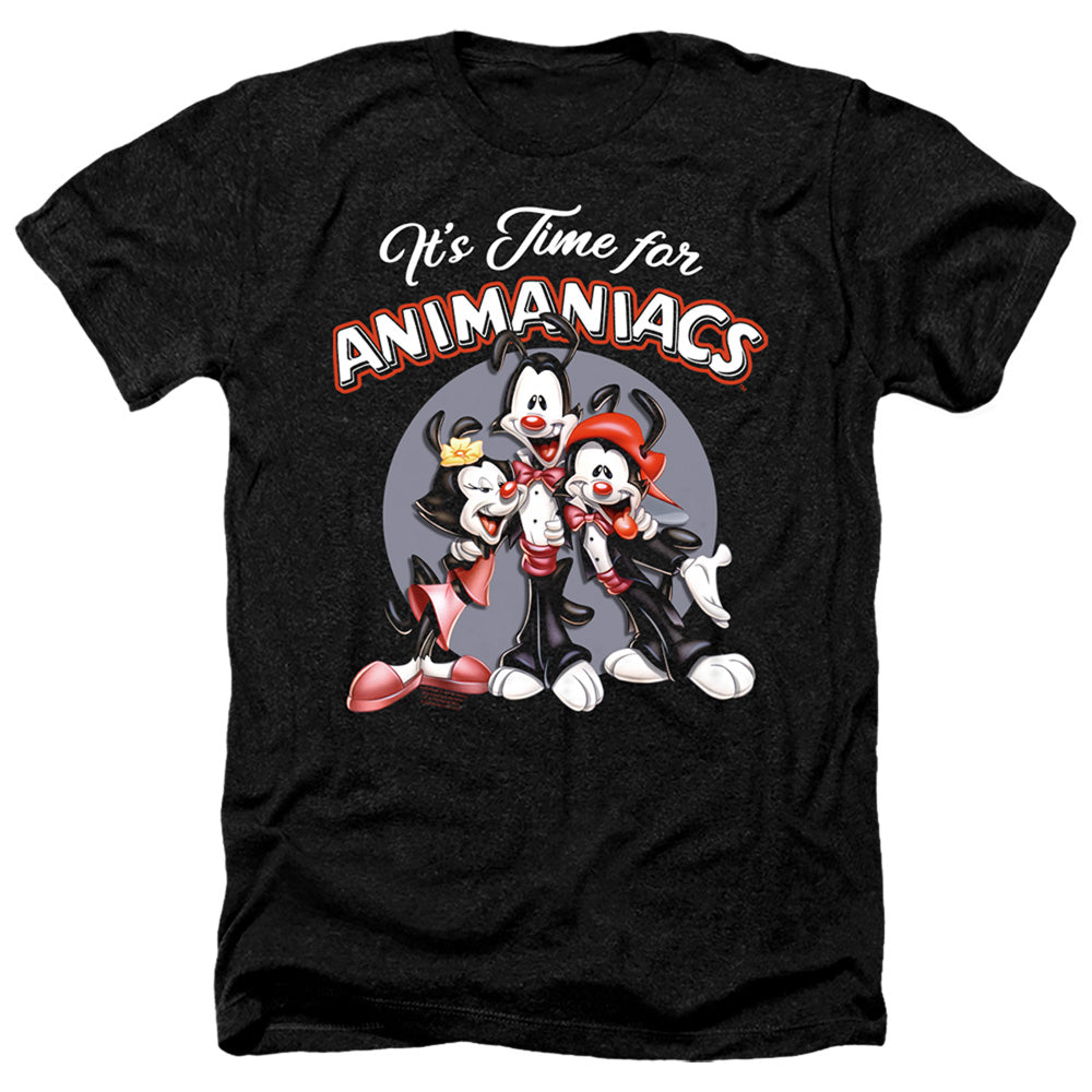 Animaniacs Its Time For Heather Mens T Shirt Black