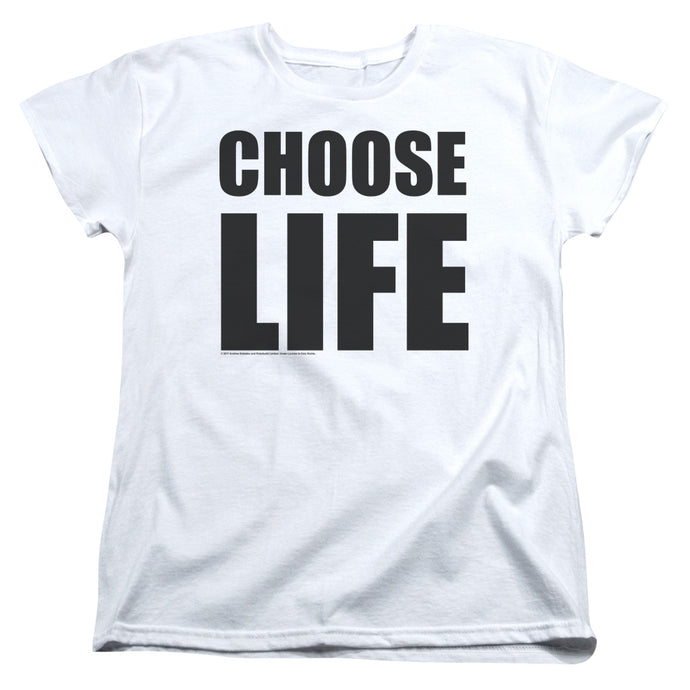 Wham! Choose Life Womens T Shirt White